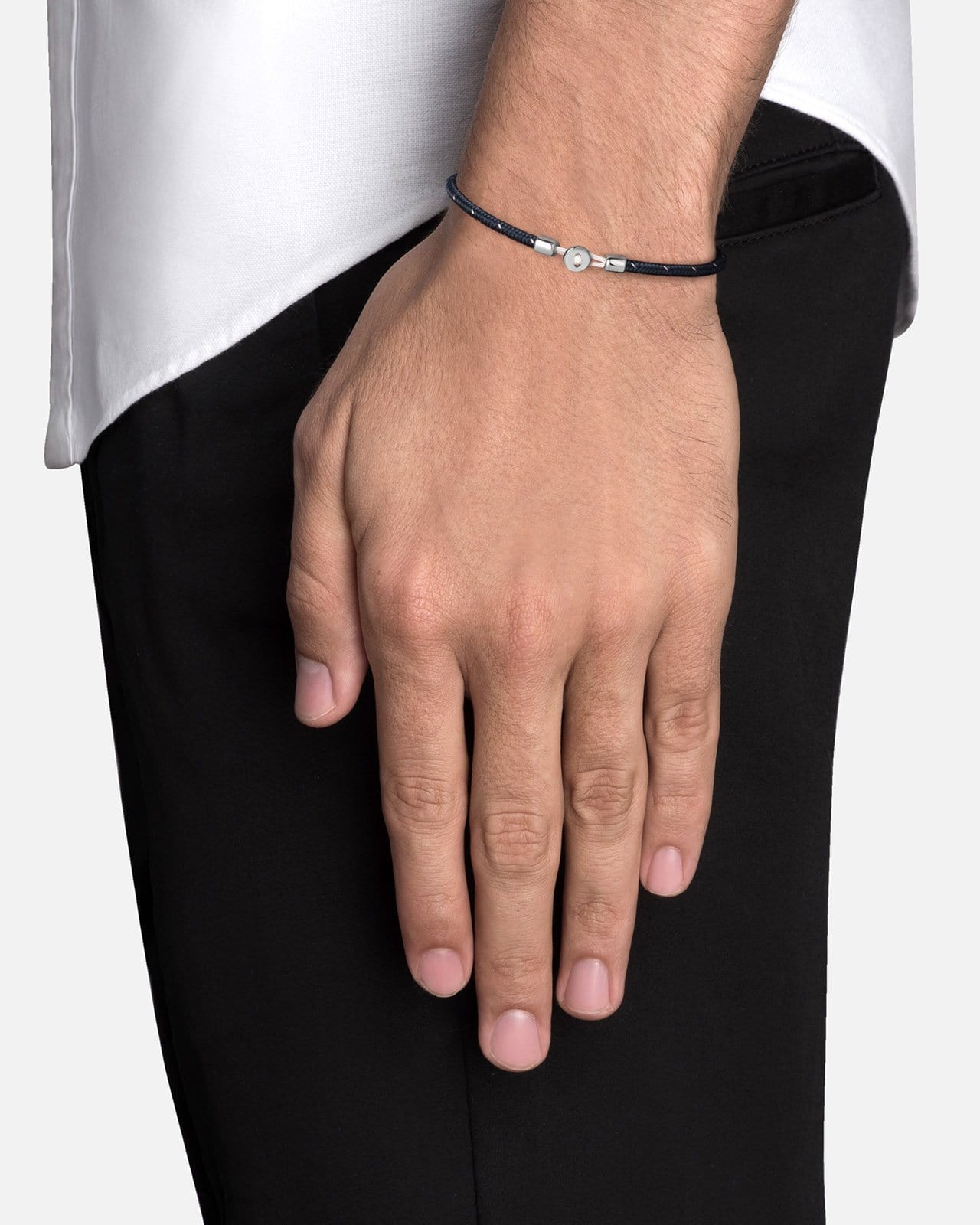 Miansai Sterling Silver Nexus Rope Bracelet