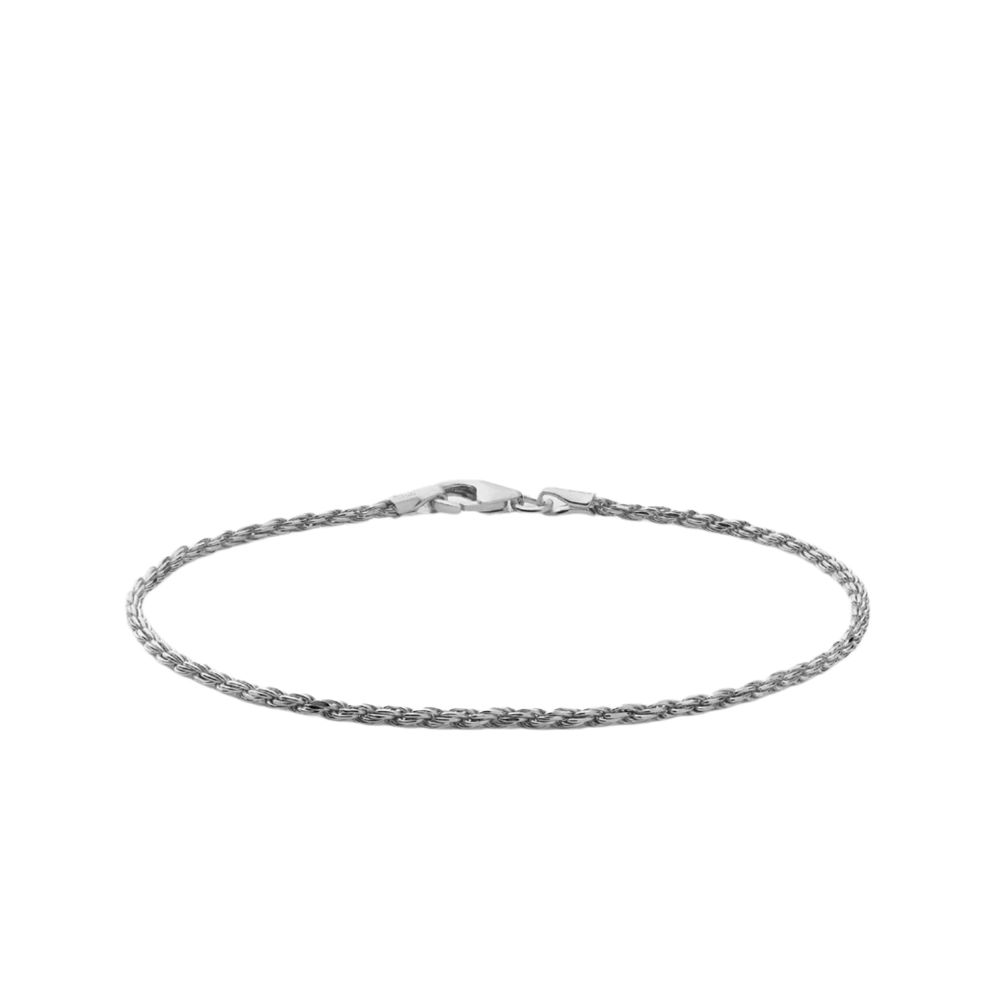 Miansai Sterling Silver 1.8mm Rope Chain Bracelet