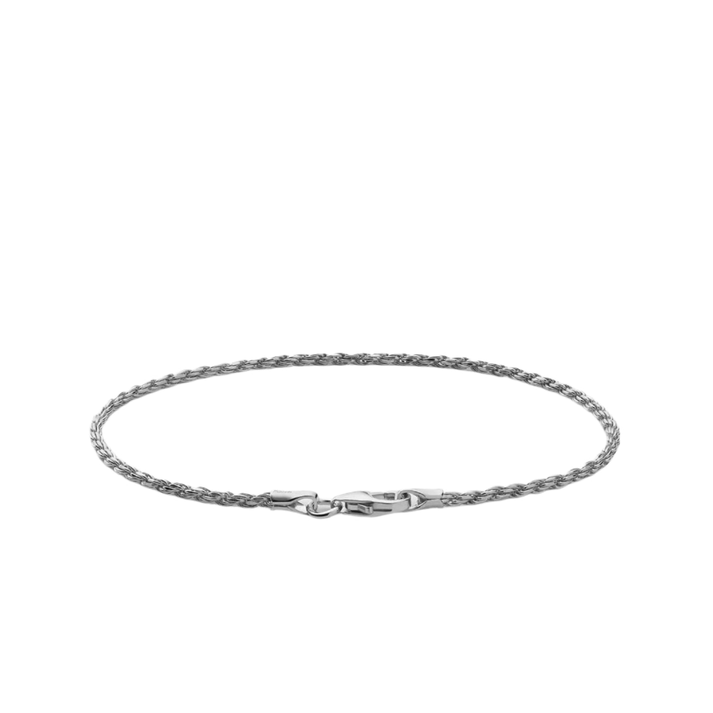 Miansai Sterling Silver 1.8mm Rope Chain Bracelet