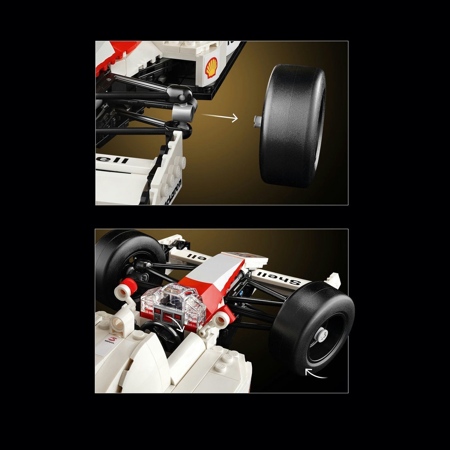 LEGO McLaren MP4/4 & Ayrton Senna Race Car