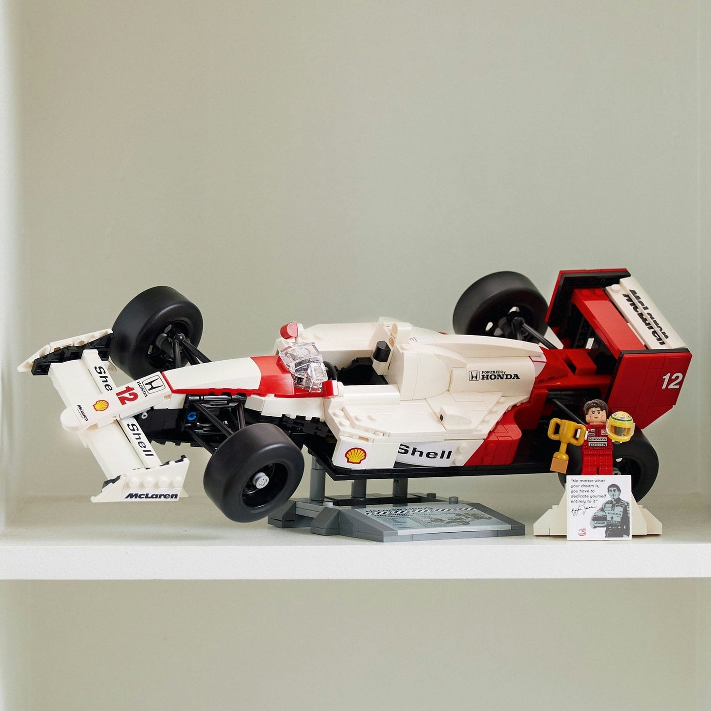 LEGO McLaren MP4/4 & Ayrton Senna Race Car