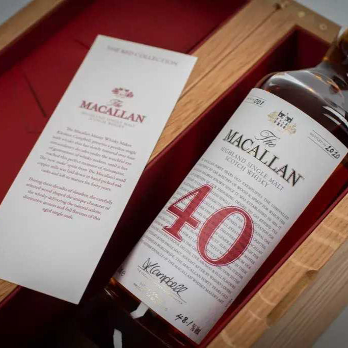 The Macallan Red Collection 40 Year Single Malt Scotch Whisky