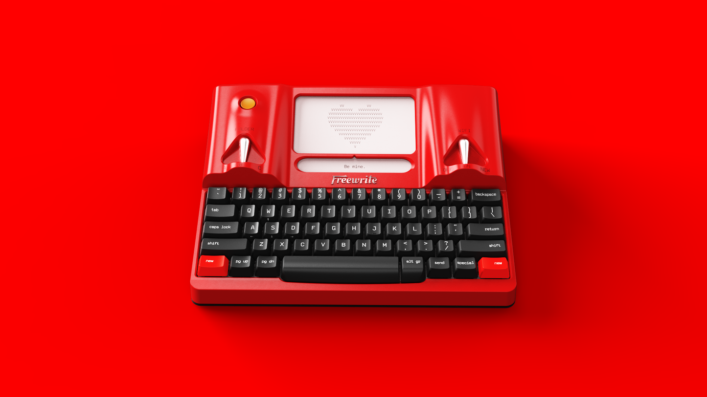 Freewrite Valentine Special Edition Smart Typewriter