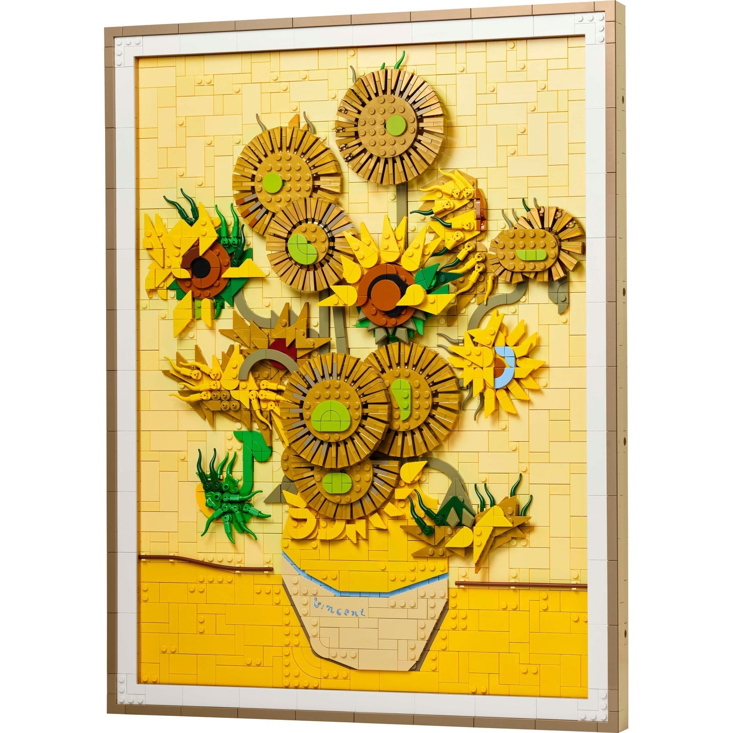 李其强　Gogh LEGO Vincent van Gogh Sunflowers | Uncrate Supply