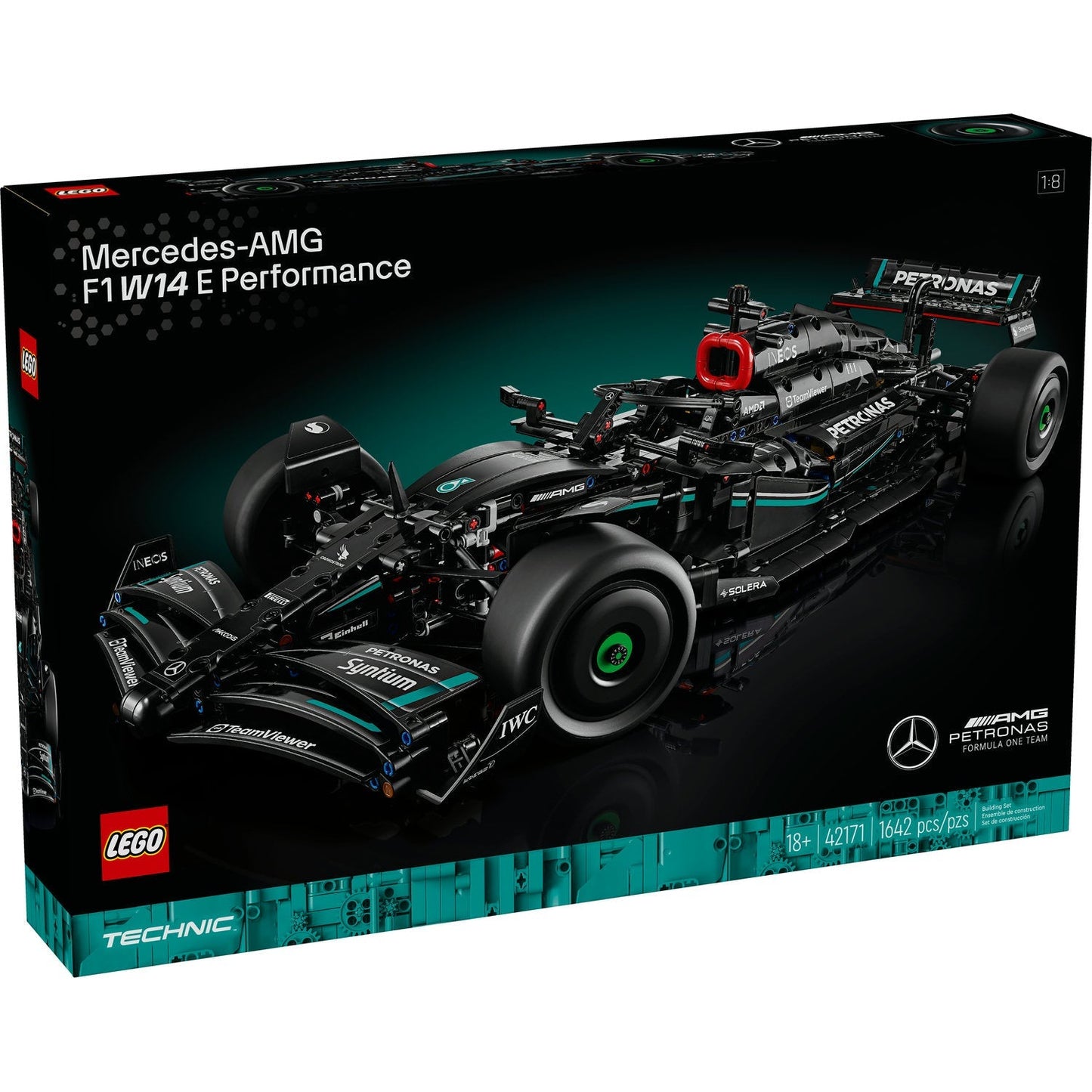 LEGO Mercedes-AMG F1 W14 E Race Car