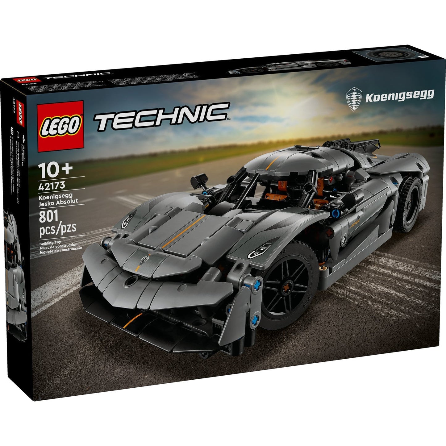 LEGO Koenigsegg Jesko Absolut Grey Hypercar