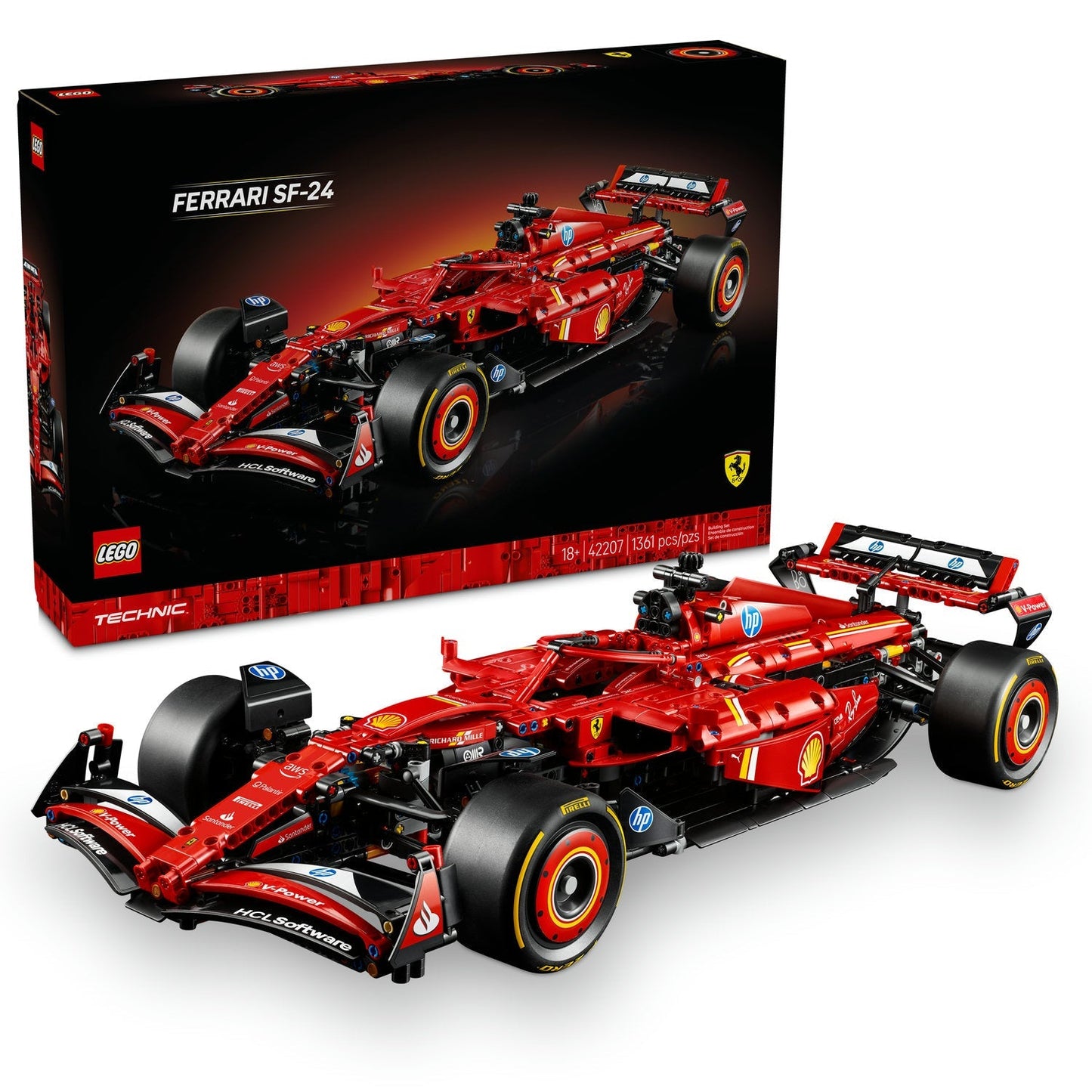 LEGO Ferrari SF-24 F1 Race Car