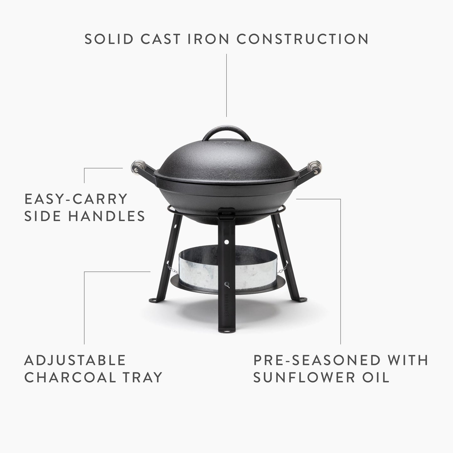 Barebones All-in-One Cast Iron Grill