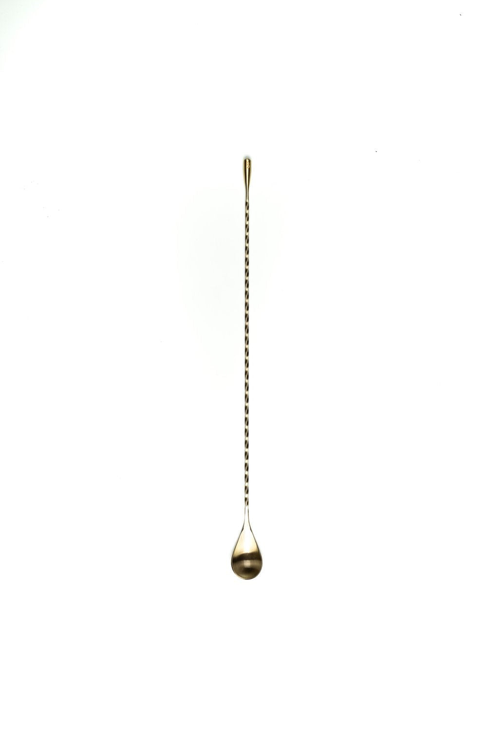 Bull In China Teardrop Barspoon Antique Brass