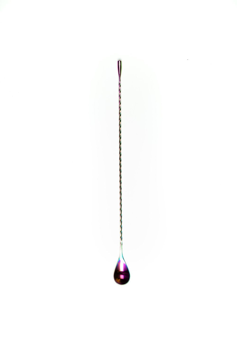 Bull In China Teardrop Barspoon Rainbow Chrome