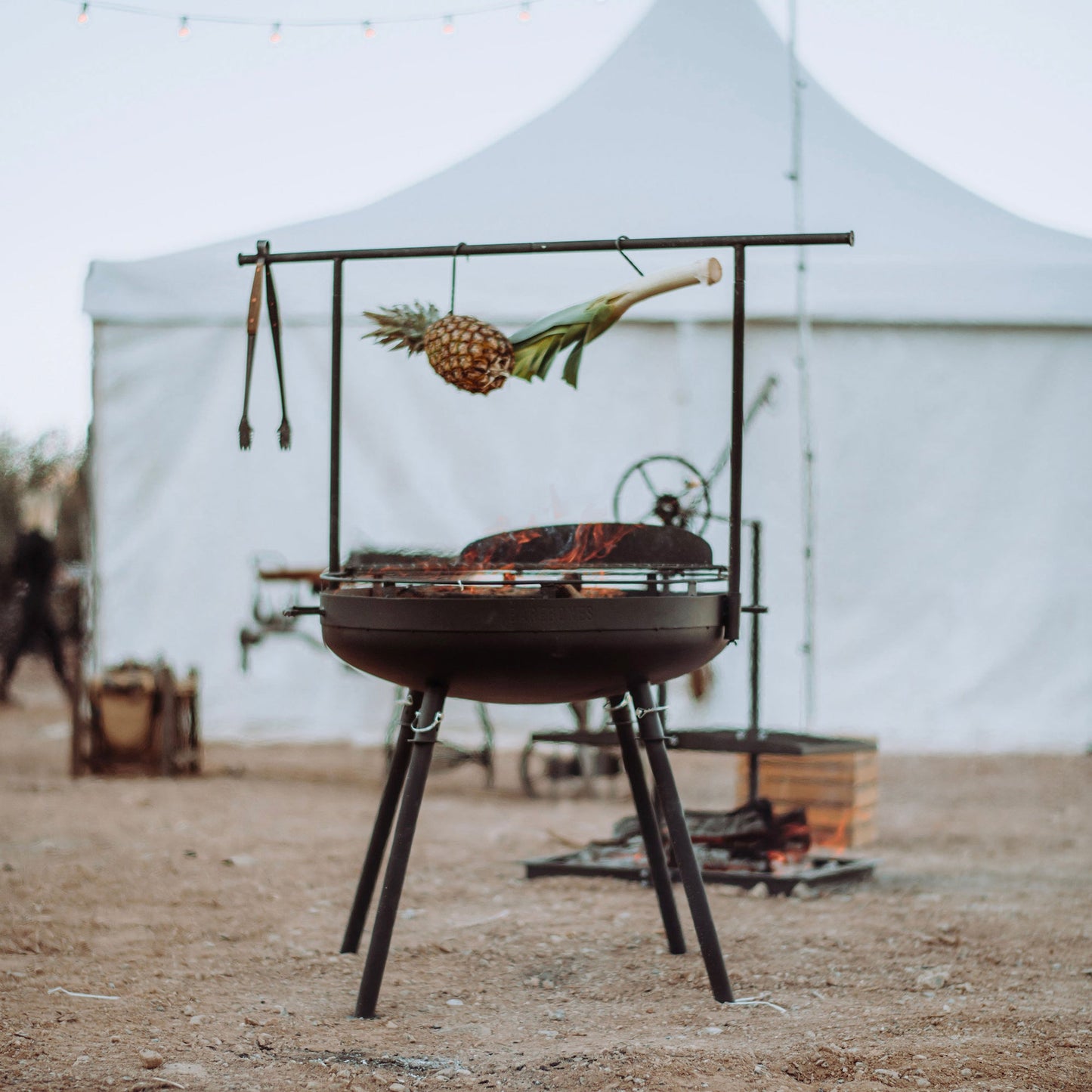 BareBones Cowboy Fire Pit Grill