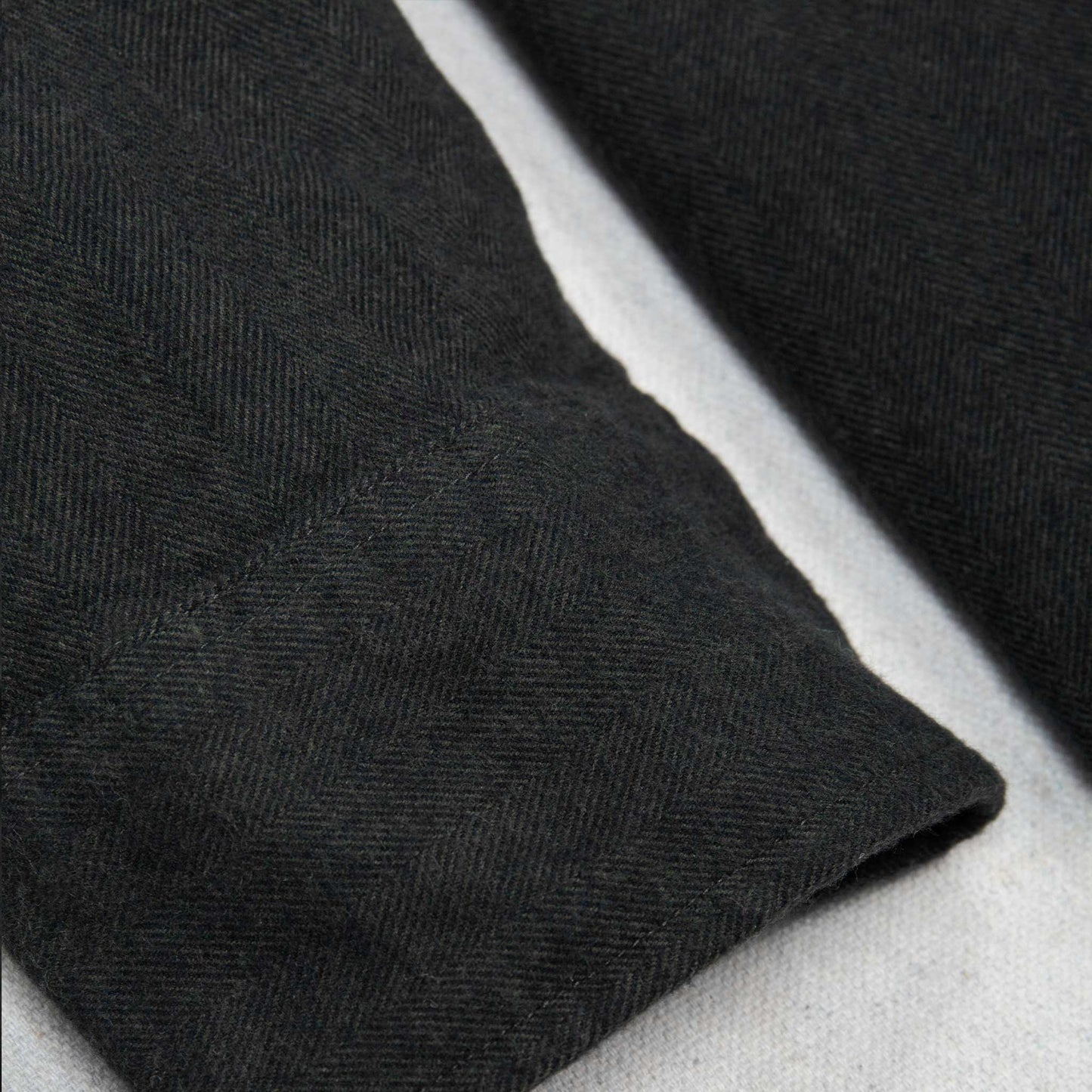 Rivay Cortina Brushed Cotton Camp Shirt in Dark Olive