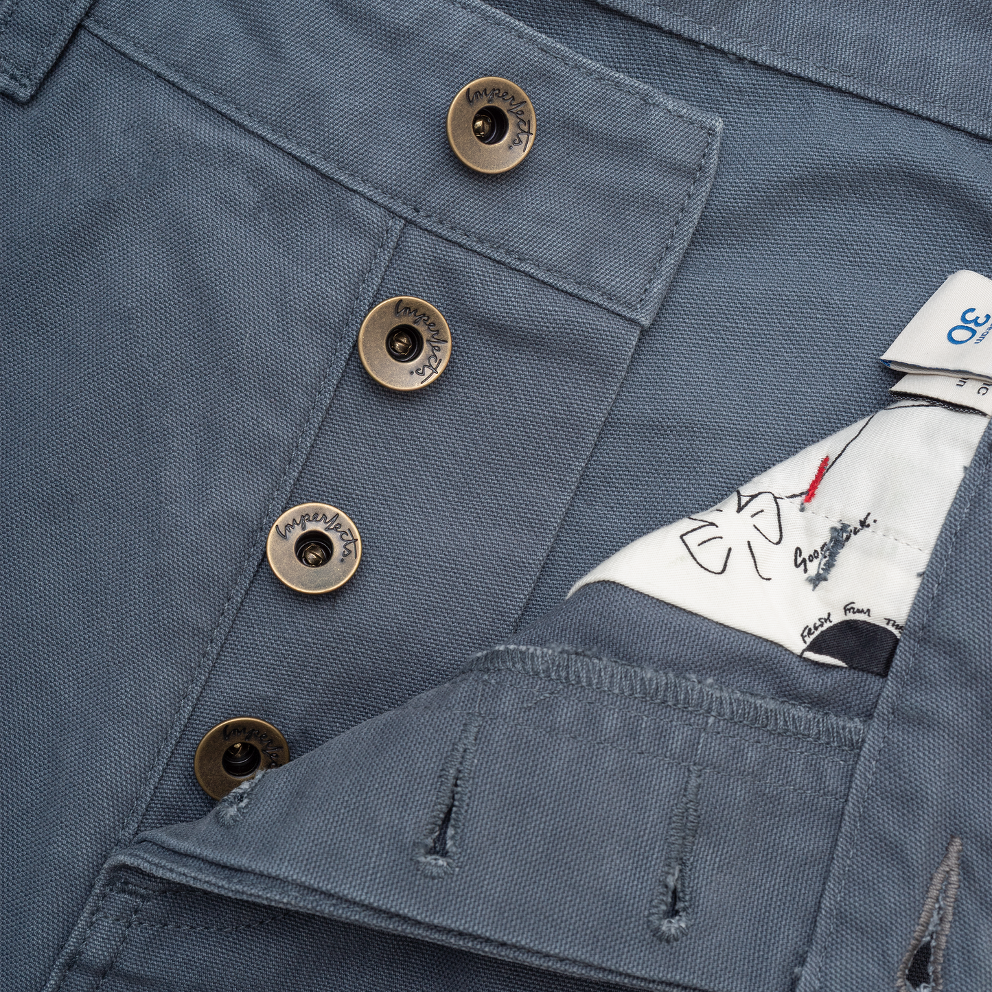 Imperfects Courier Pant OG Fit in Craft Canvas
