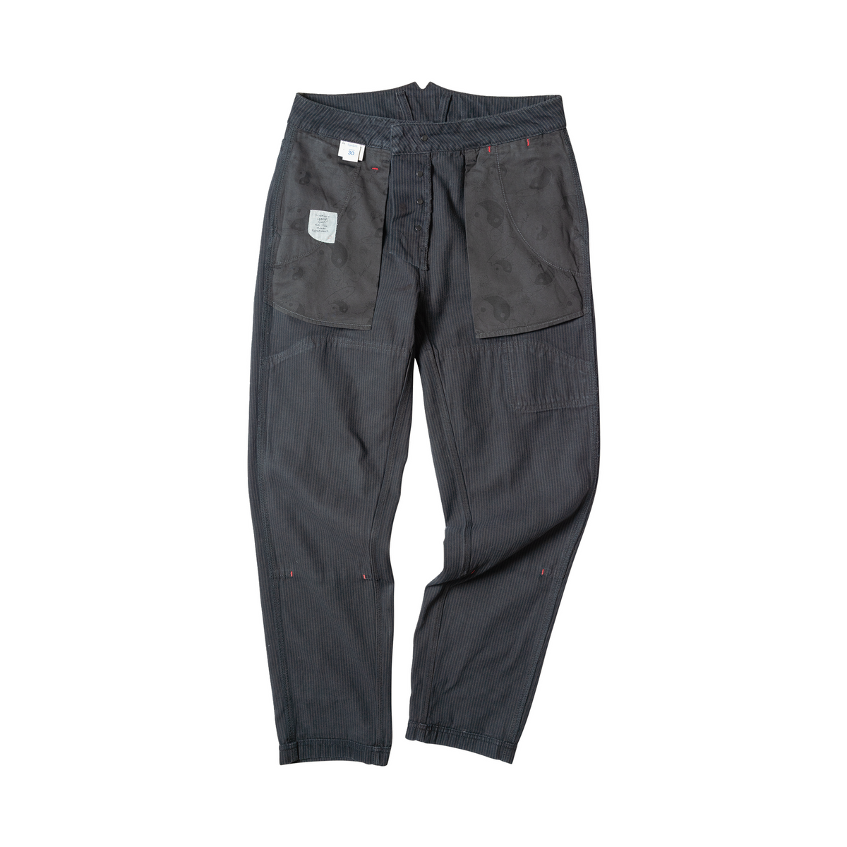 Courier Pant Sharp Fit in Indigo Hickory Stripe