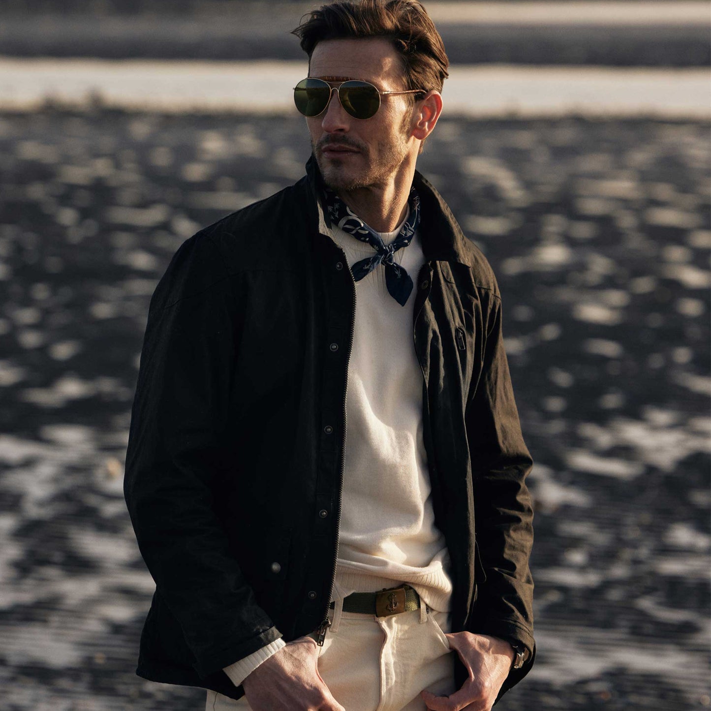 RIVAY Delaney Waxed Cotton Field Jacket