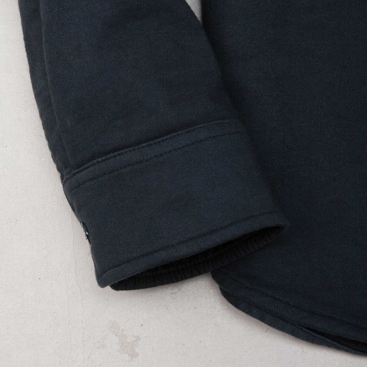 Rivay Deck Midnight French Terry Utility Knit Shirt