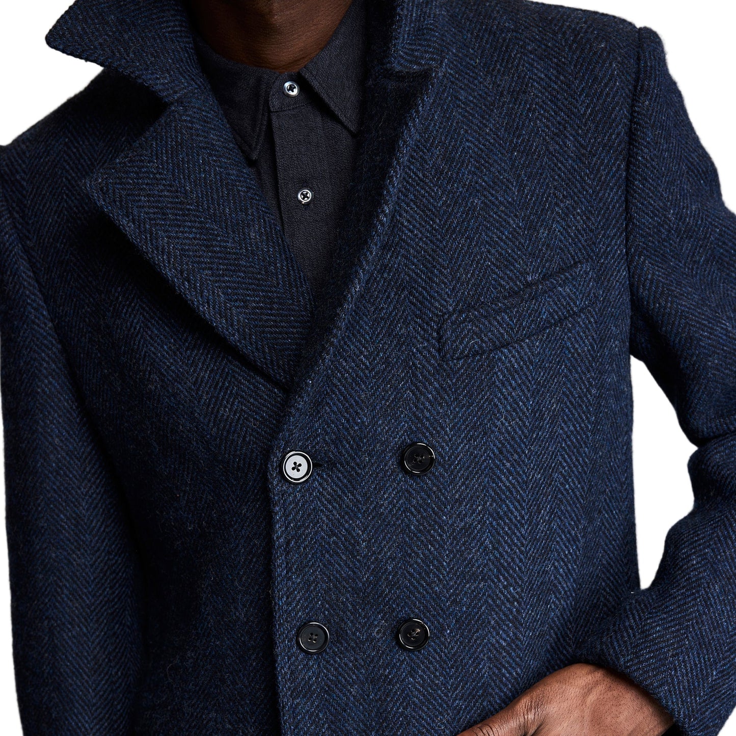 Billy Reid Herringbone Bowery Coat