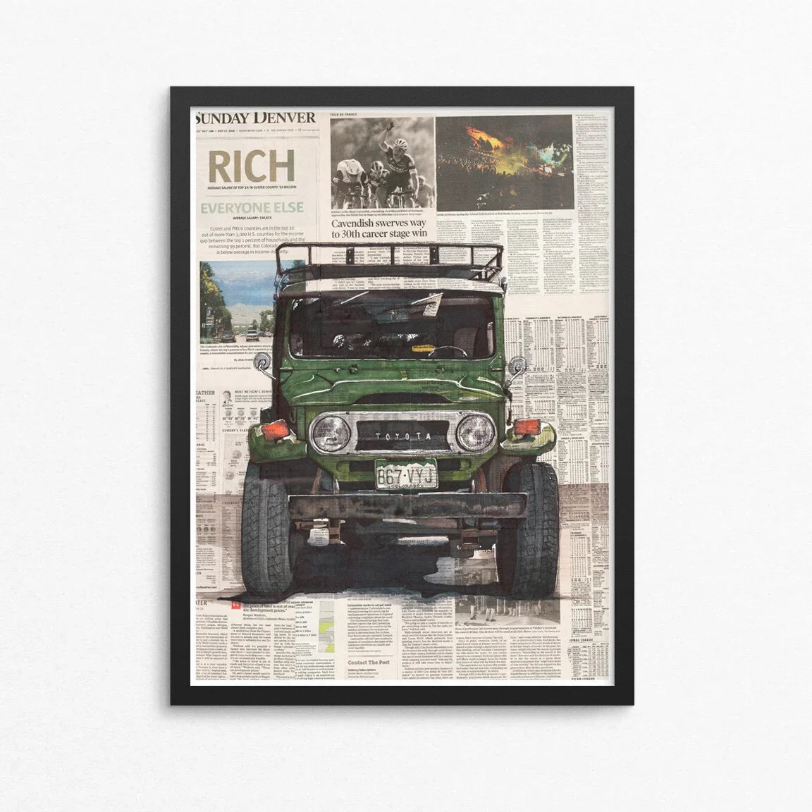 FJ40 No.1 — 18x24 Fine Art Print