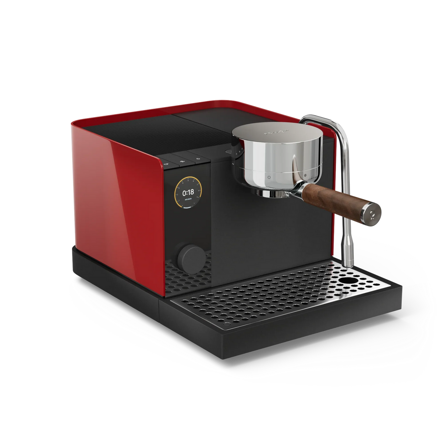Fellow Espresso Series 1 Cherry Red + Walnut