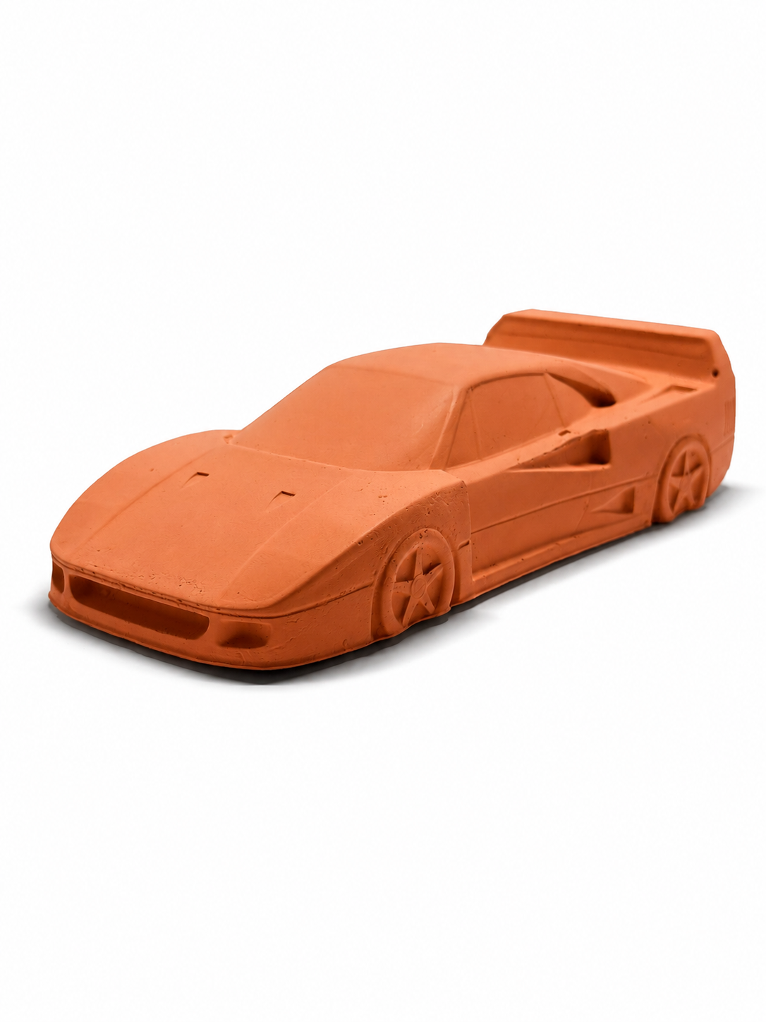 Ferrari F40 Concrete Sculpture Ember Orange
