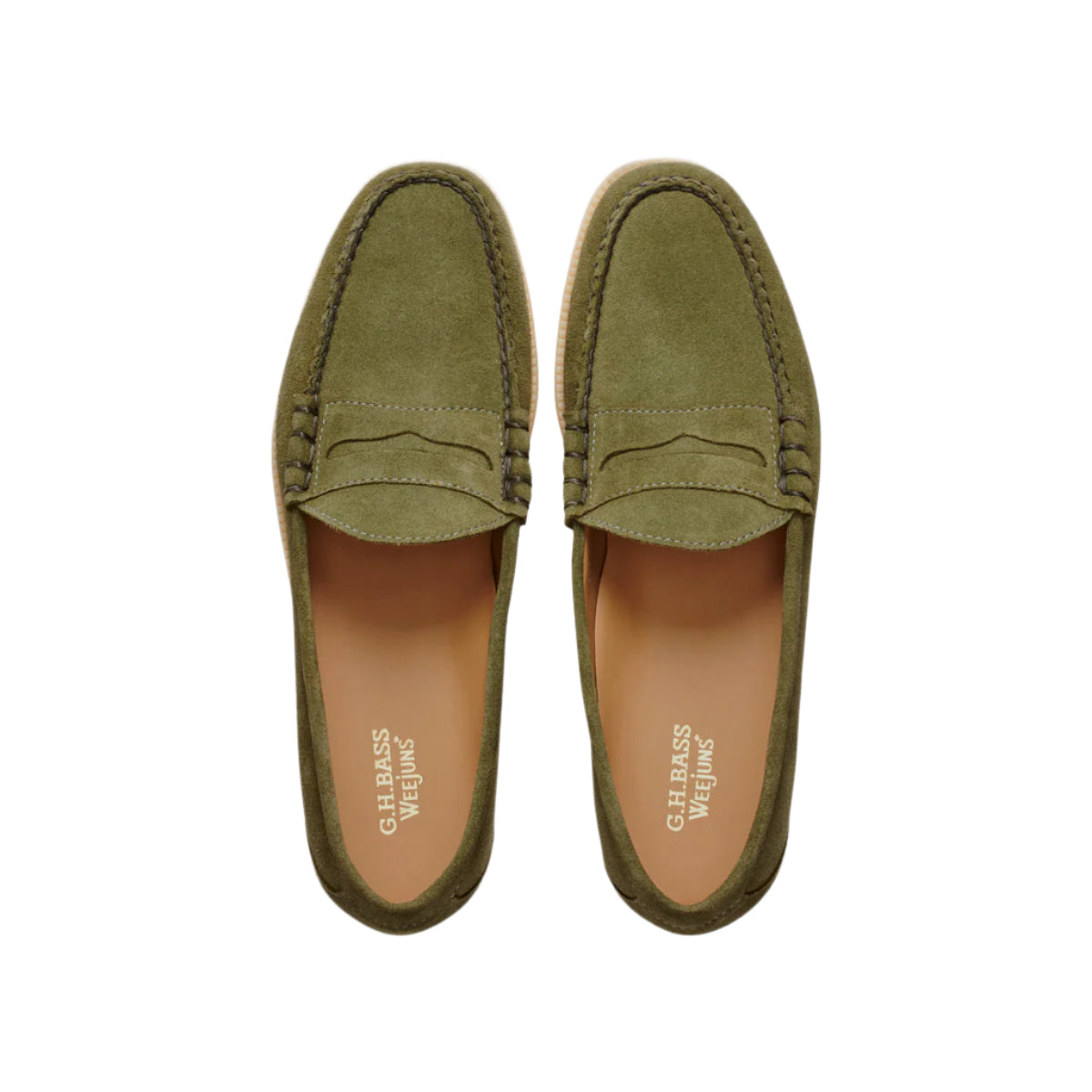 G.H. Bass Larson Suede Easy Weejun Loafers
