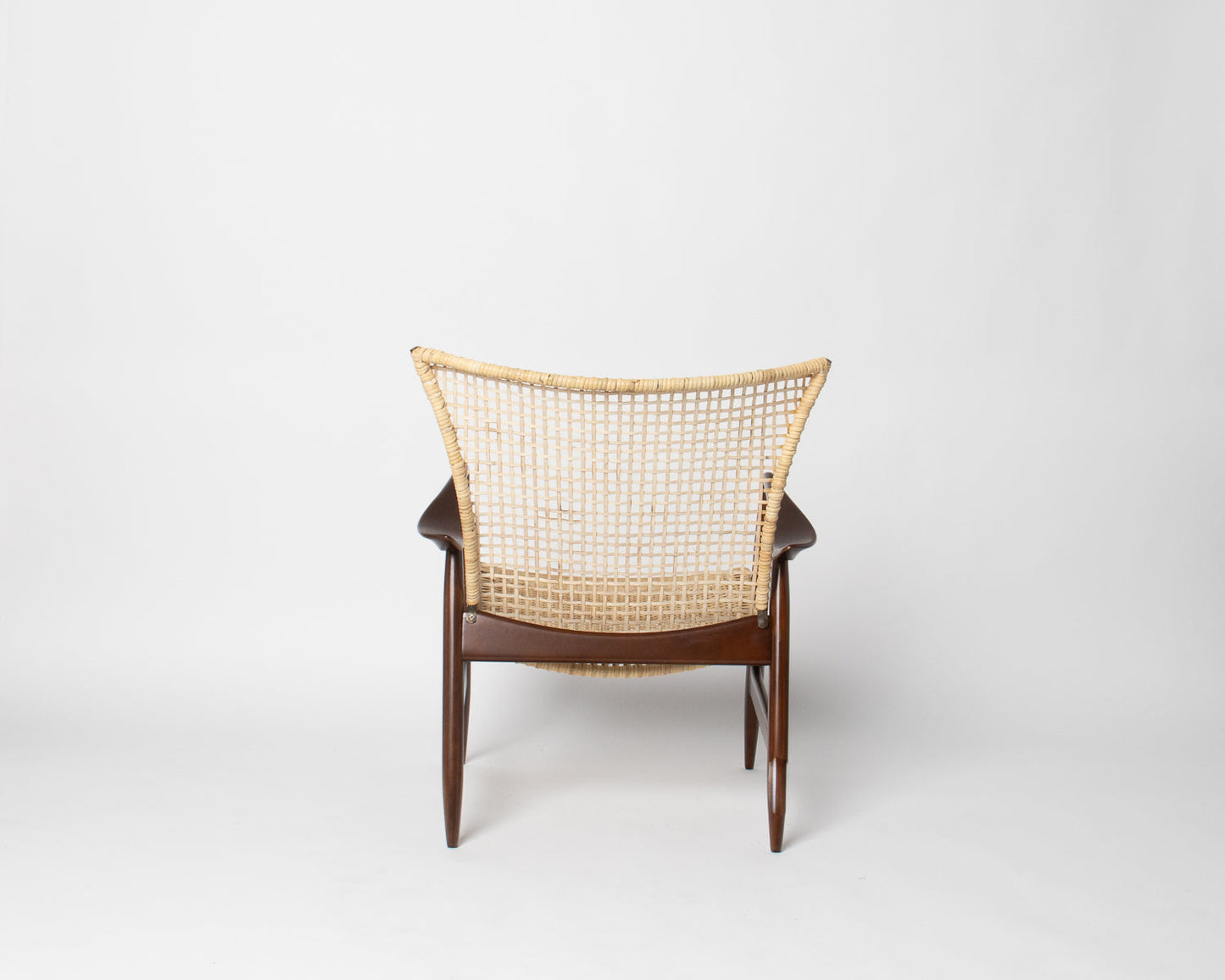 Kofod Larsen Lounge Chair in Cane