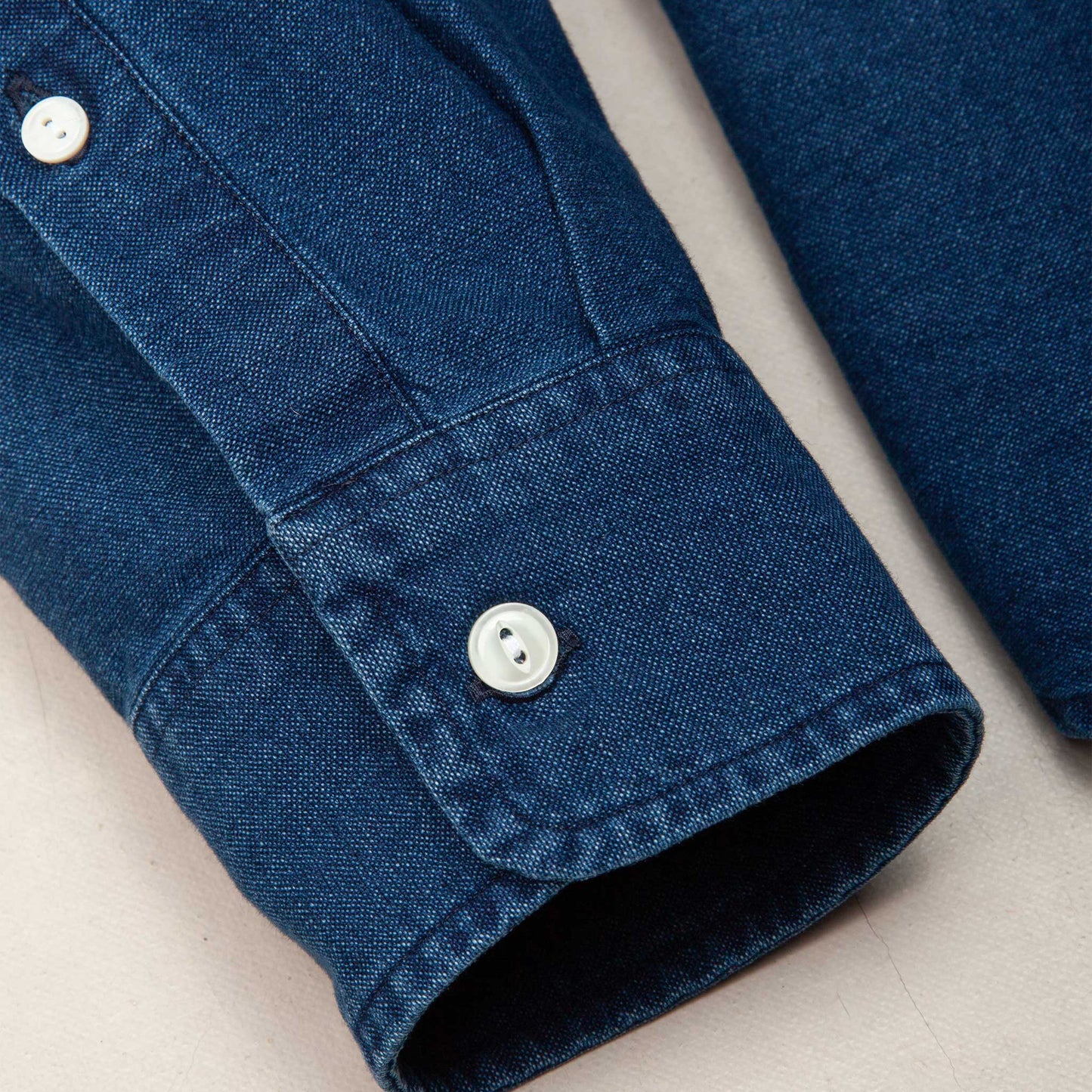 Rivay York Indigo Oxford Button Down Shirt