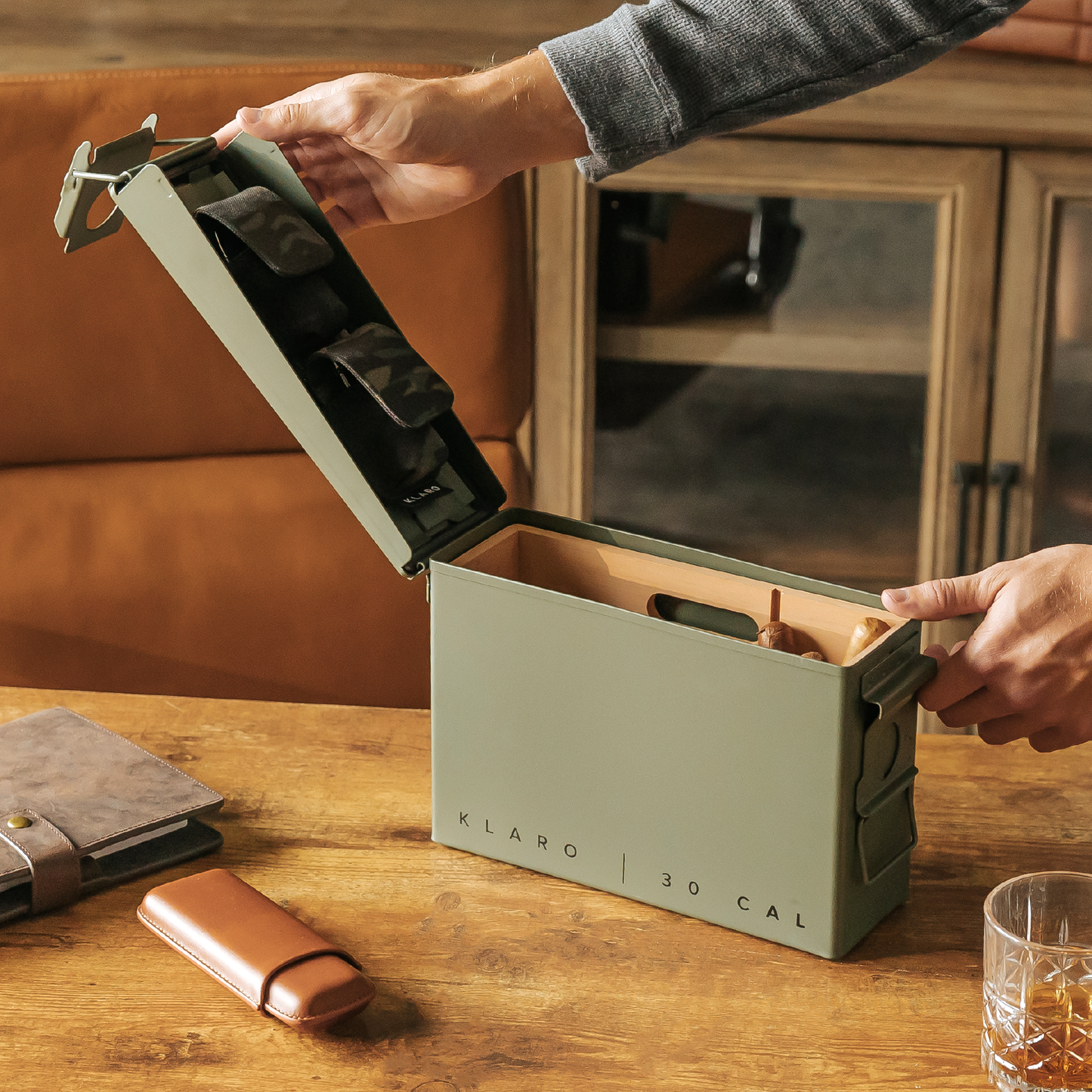 Klaro 30 Caliber Smoke Can Humidor
