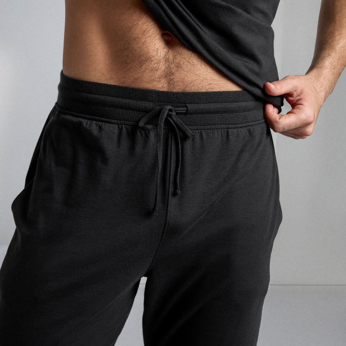 Lunya Men's Immersed Black Slumberknit Pant