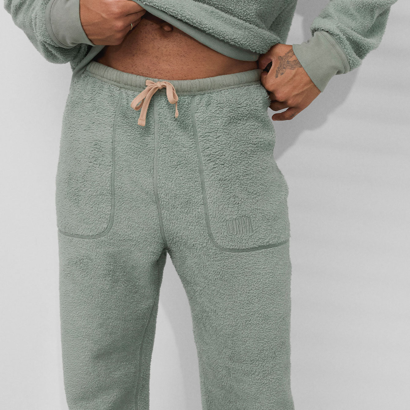 Lunya Men’s Shaded Olive Silksweats Reversible Jogger