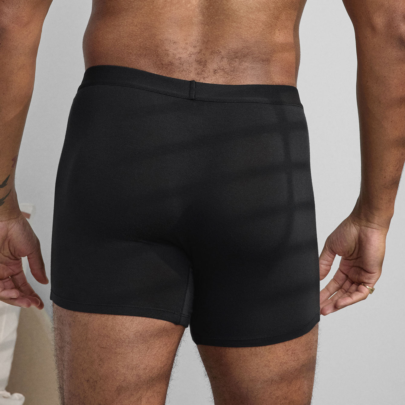 Lunya Men's Immersed Black Soft Modal Boxer Brief
