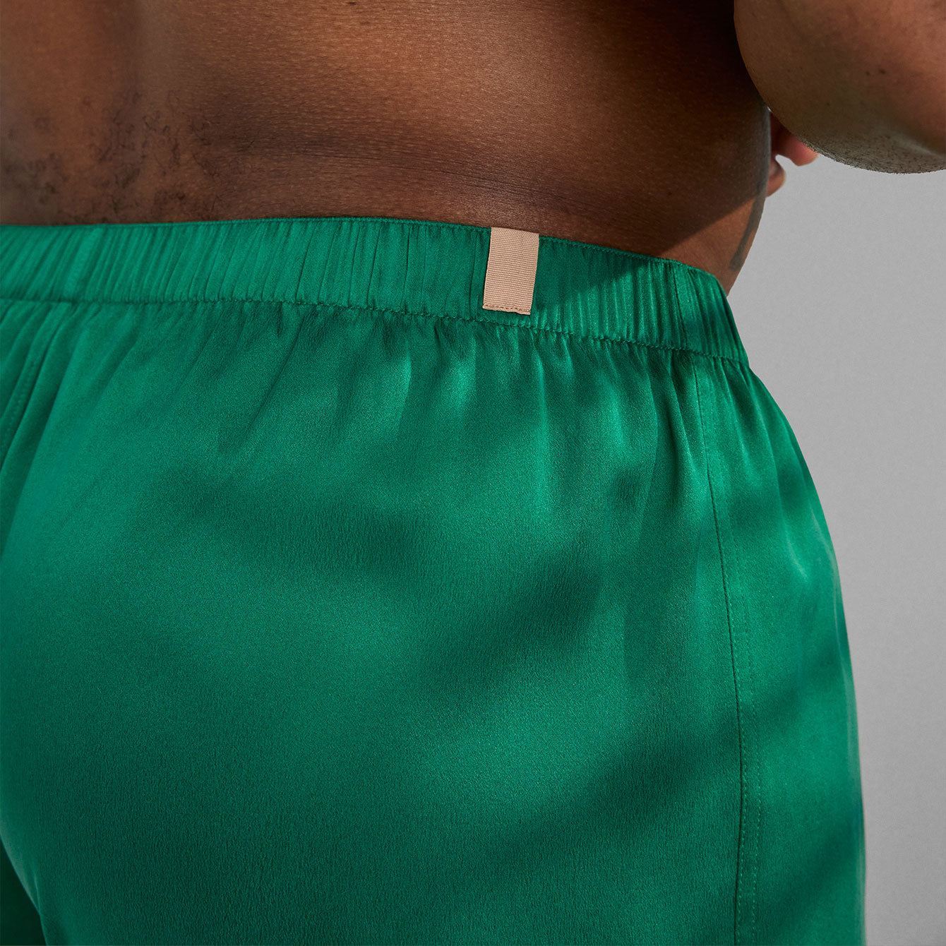 Lunya Men's Estuarine Green Washable Silk Boxer