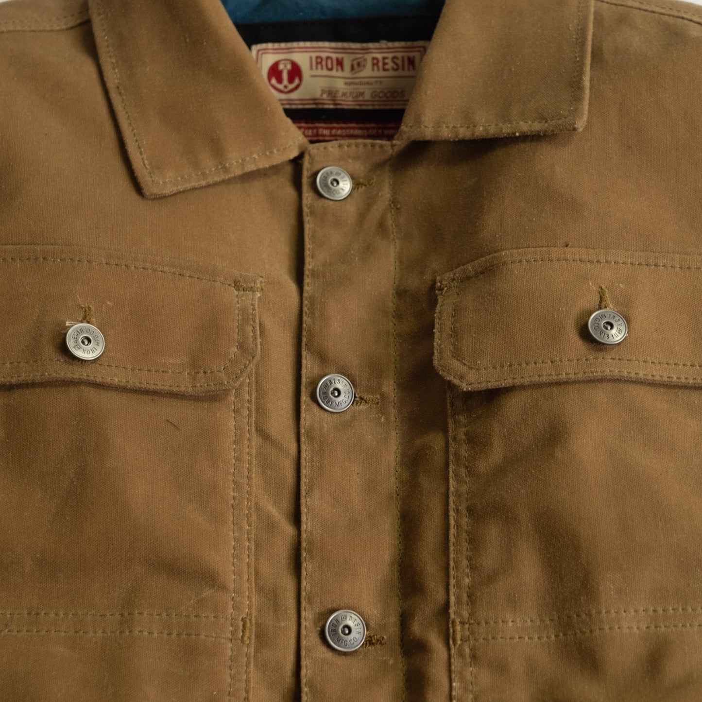 Iron & Resin Waxed Canvas Mechanic Jacket