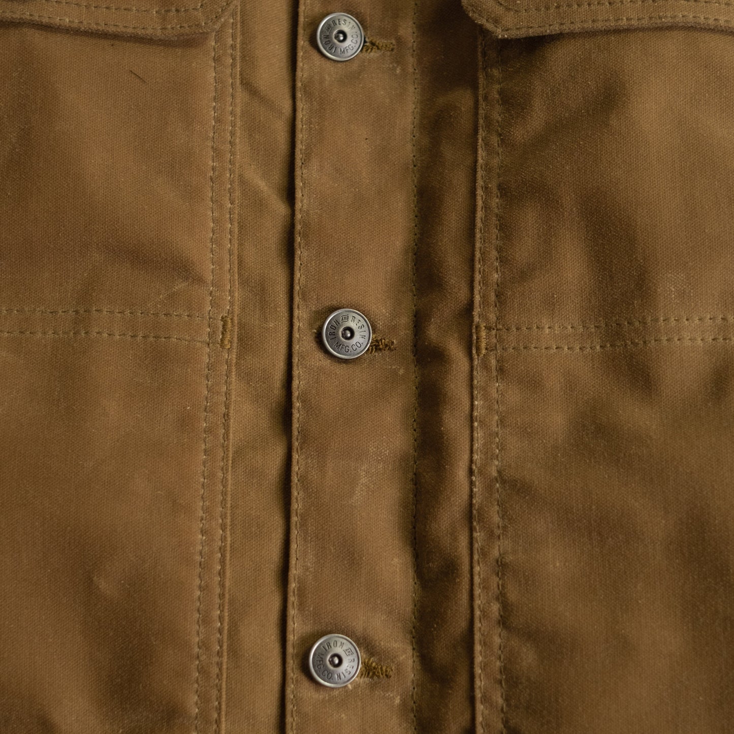 Iron & Resin Waxed Canvas Mechanic Jacket