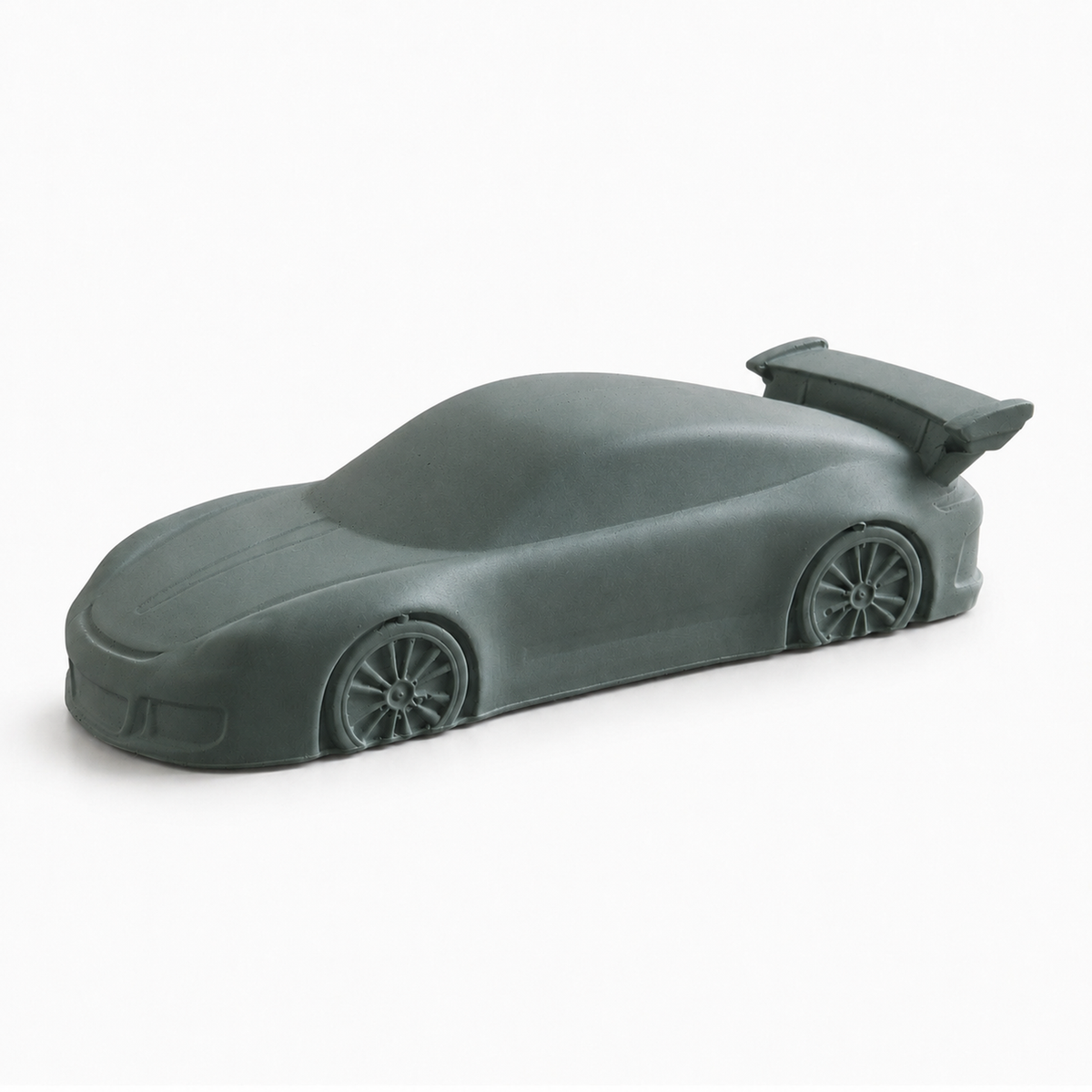 Porsche 911 GT3 Concrete Sculpture Agave Green