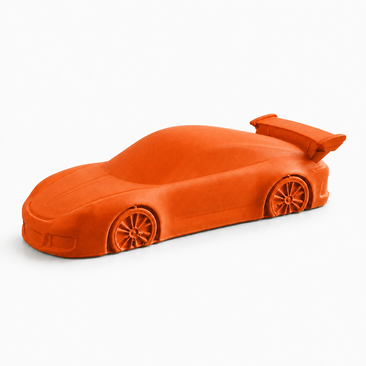 Porsche 911 GT3 Concrete Sculpture Ember Orange
