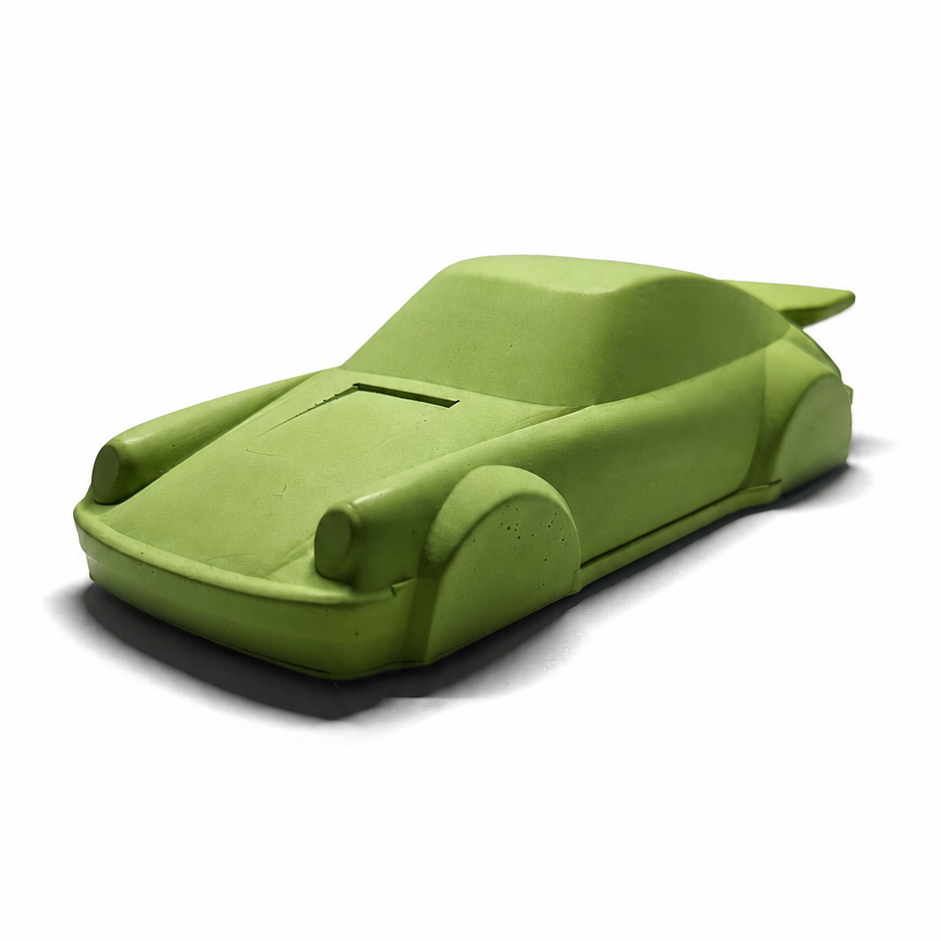 Porsche 911 Concrete Sculpture Deep Olive Green