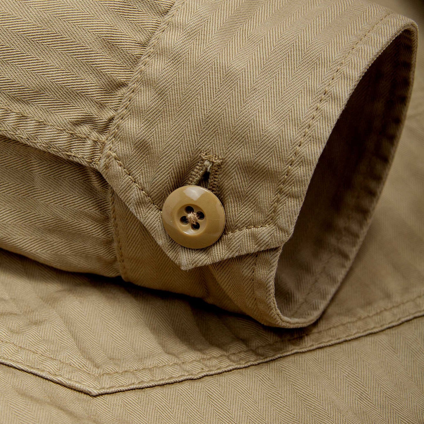 Rivay Garment Dyed Khaki Chore Jacket