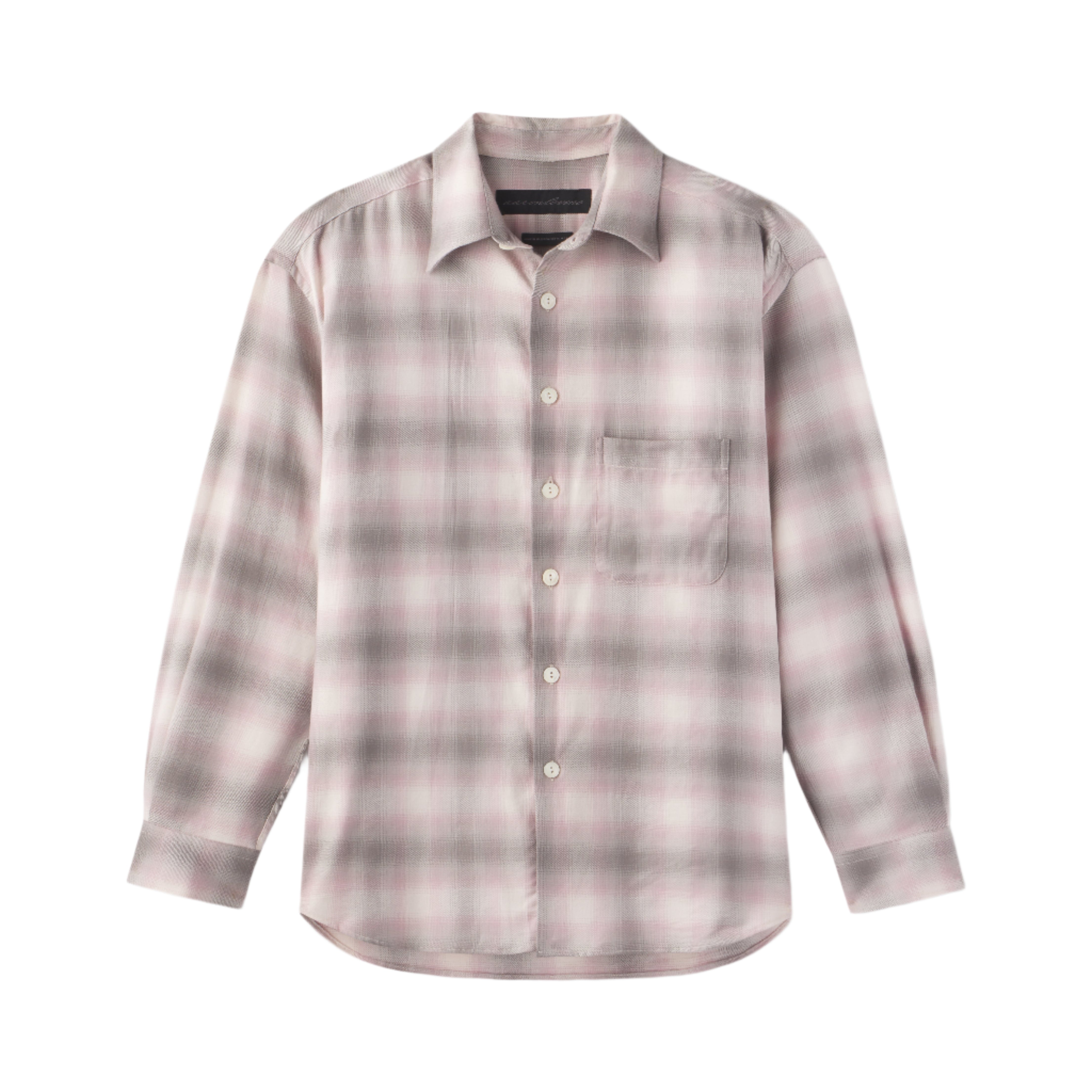 Aaron Levine Shadow Flannel in Coral main image 1