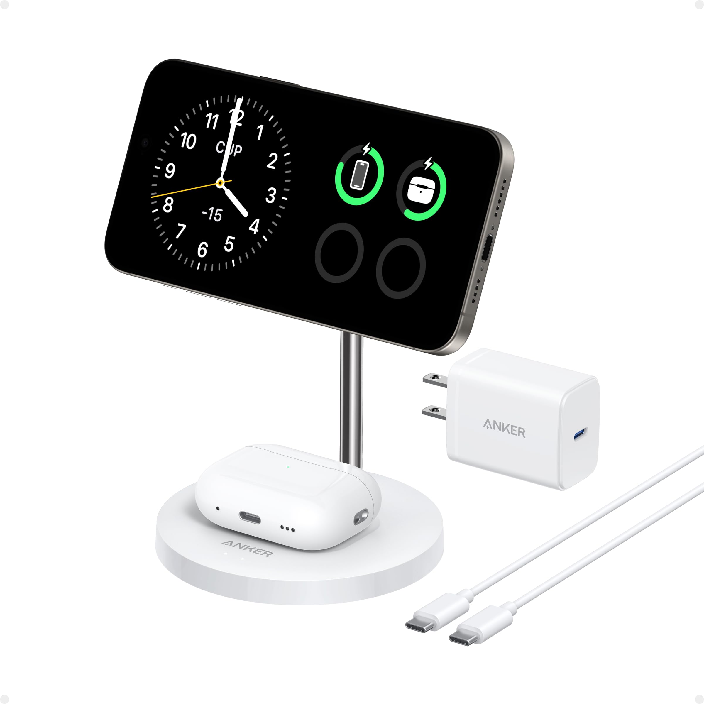 Anker MagGo Wireless Charger (2-in-1 Stand) BOA Black Stone
