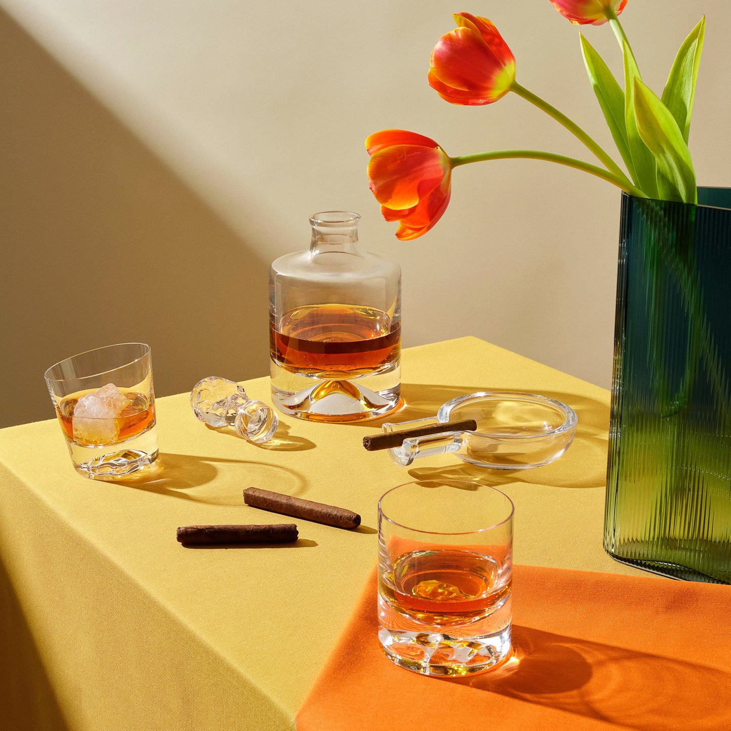 Nude Shade Whisky Glasses