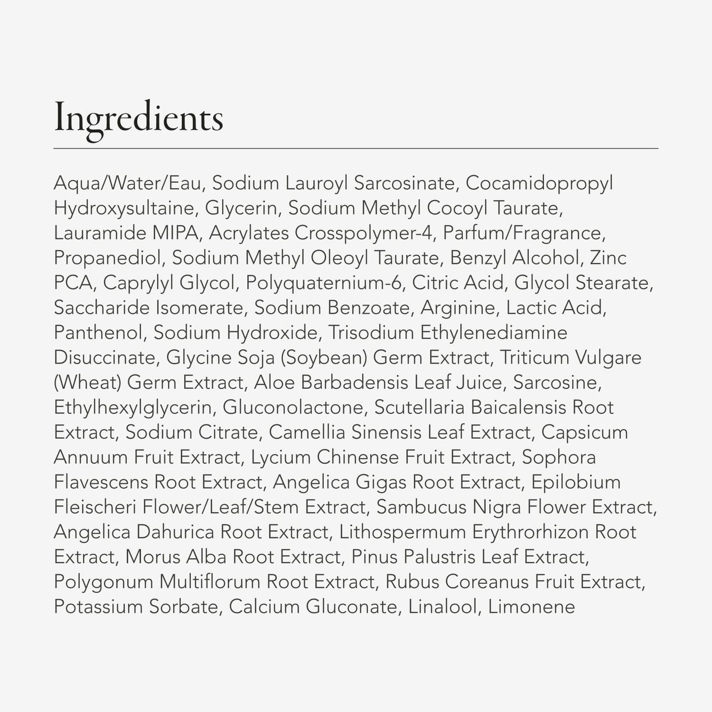 Caldera + Lab The Shampoo