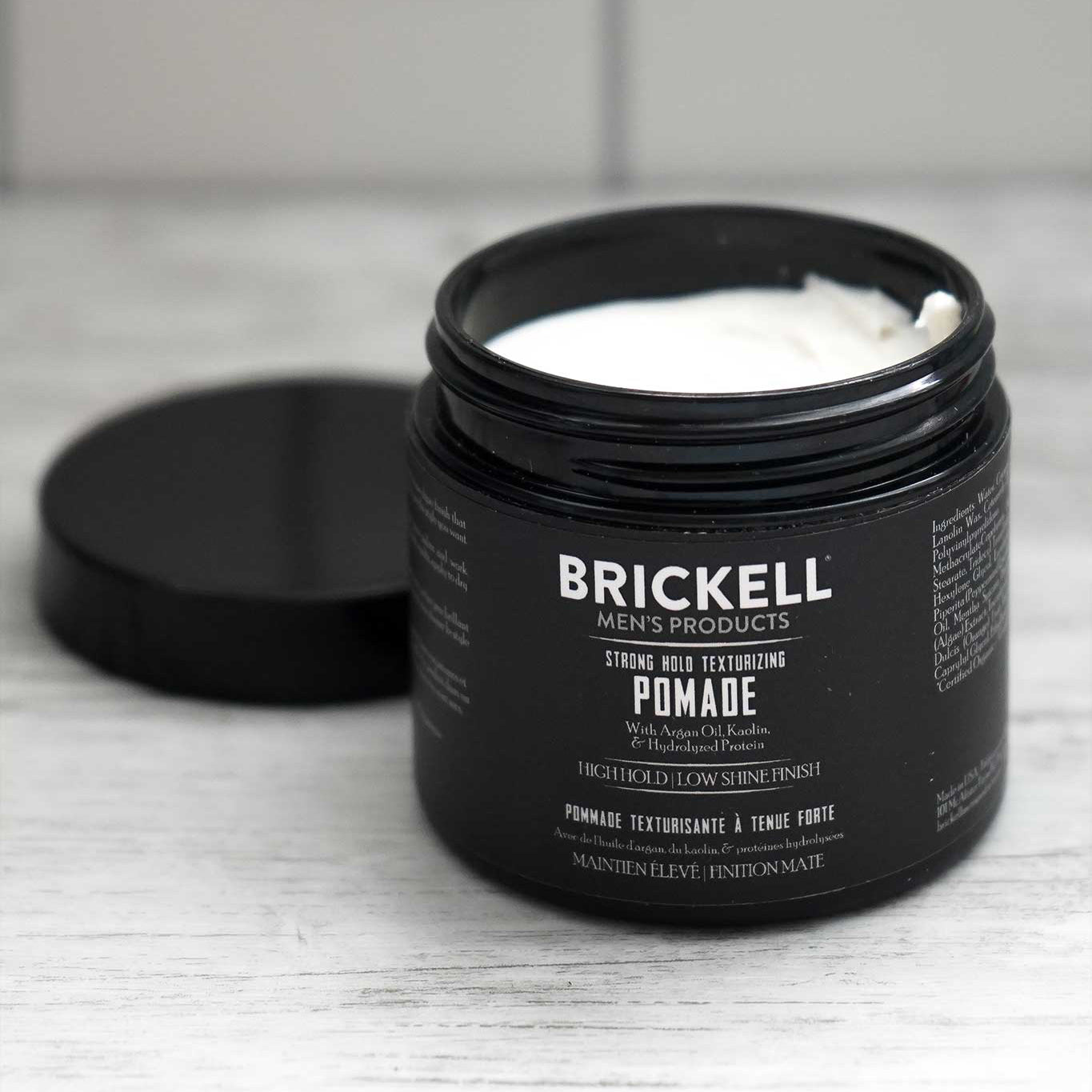 Brickell Strong Hold Texturizing Pomade