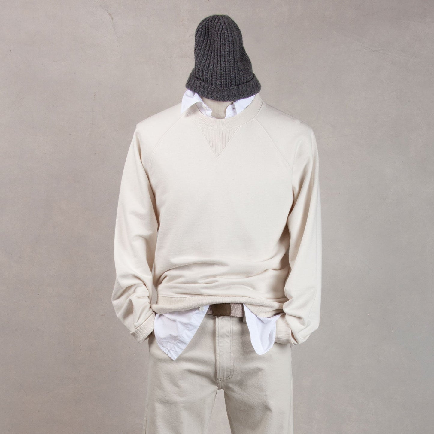 RIVAY Raine French Terry Sweatshirt in Canvas