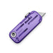 James Brand The Palmer Utility Knife - Clear Atomic Purple + Stainless