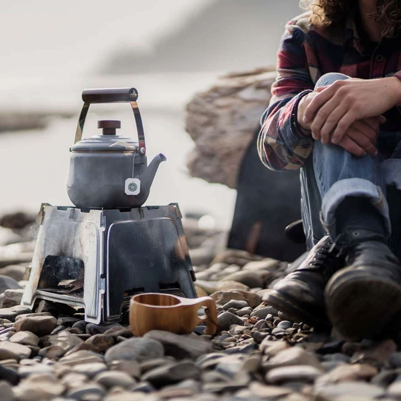 BareBones Enamel Teapot