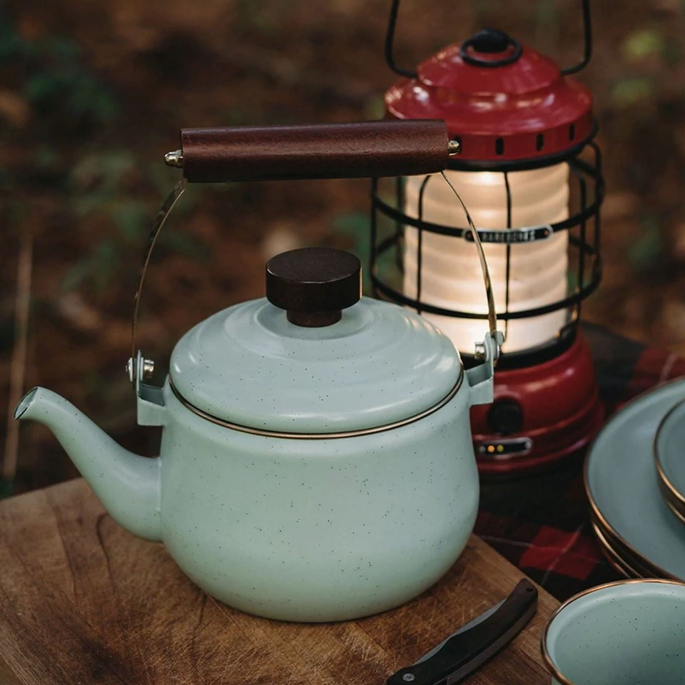 BareBones Enamel Teapot
