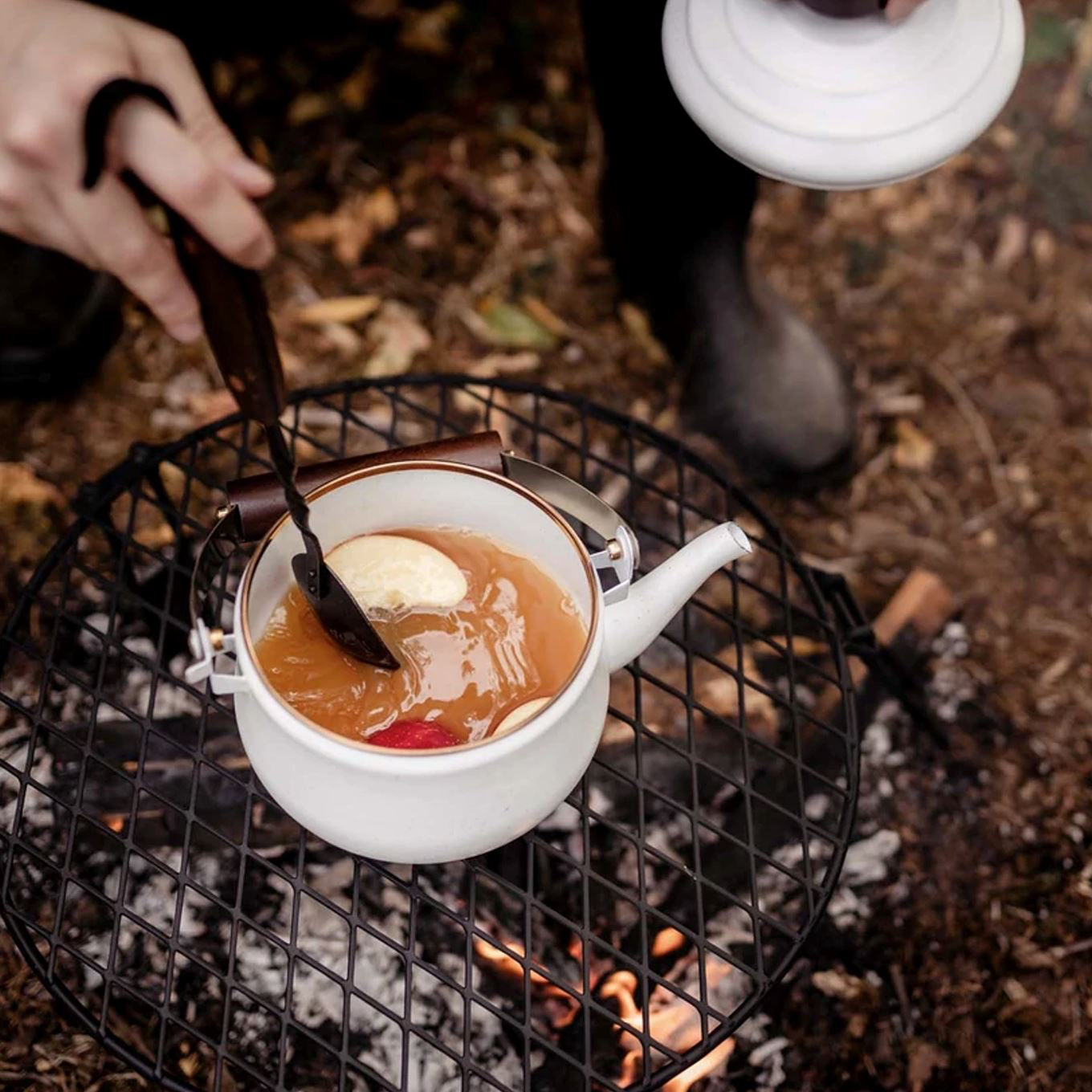 BareBones Enamel Teapot