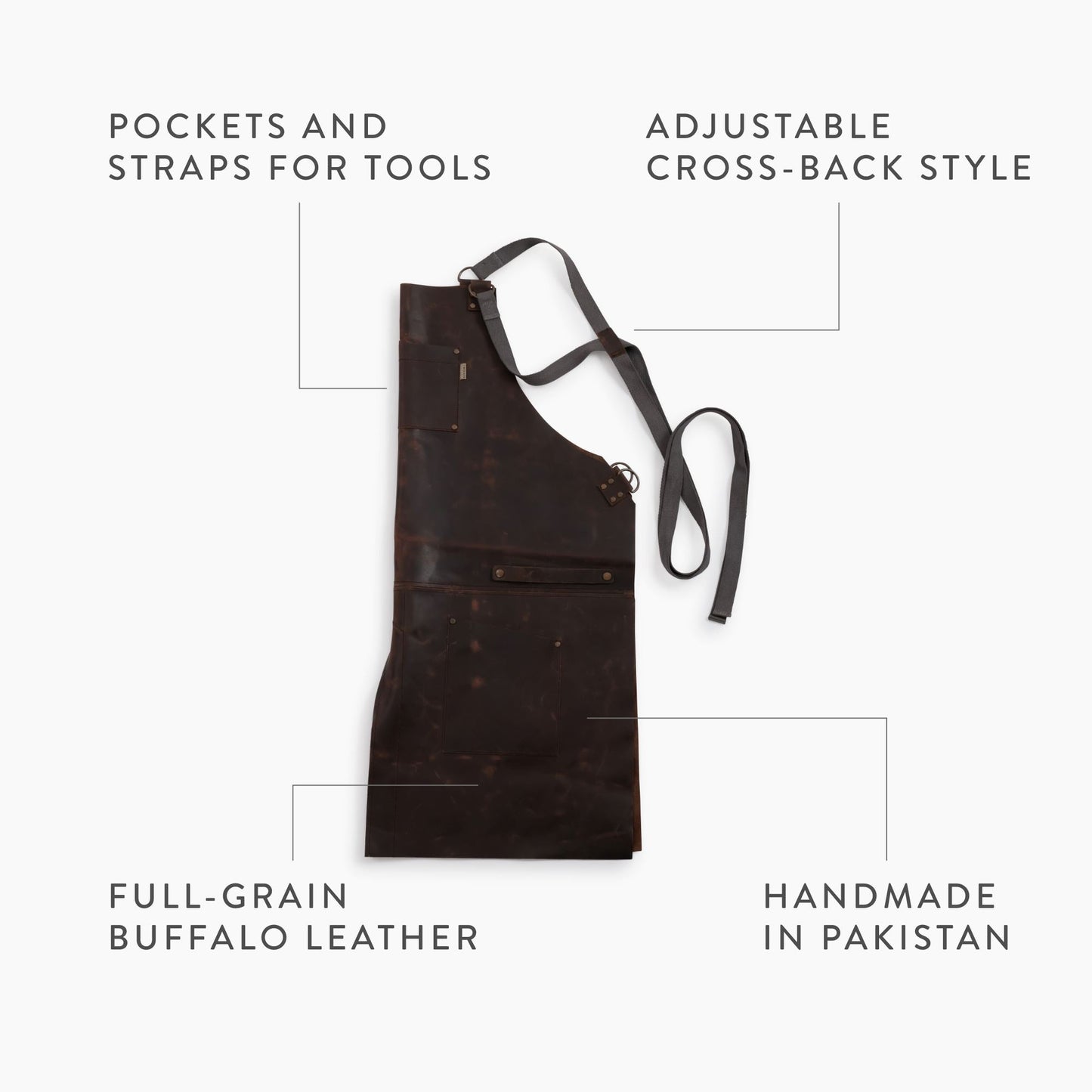 Barebones Tradesman Leather Apron