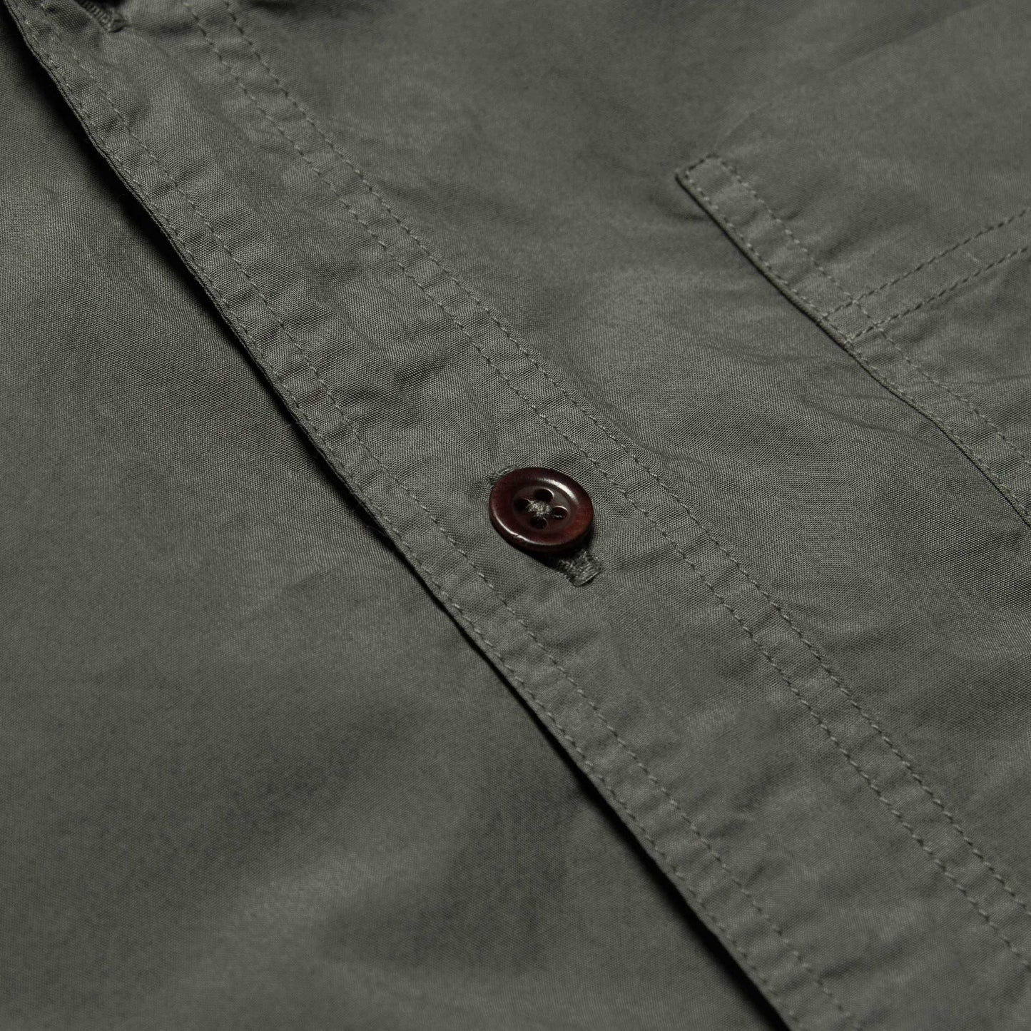 Rivay Type 104 Dark Sage Poplin Button Down Shirt